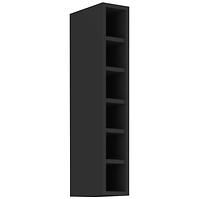 Küchenschrank Siena/Monza/Arona schwarze Matte 15g-90 Otw