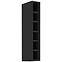Küchenschrank Siena/Monza/Arona schwarze Matte 15g-90 Otw