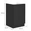 Küchenschrank Siena schwarze Matte 50zl 1f bb,2