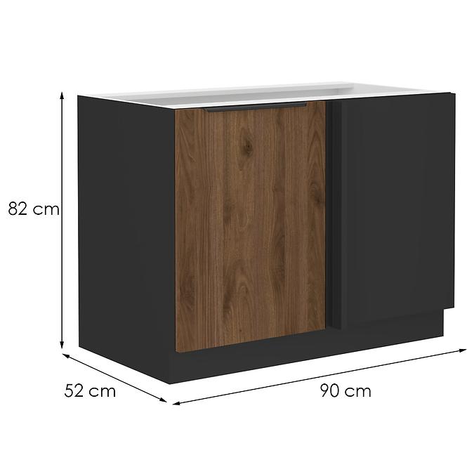 Küchenschrank Monza nuss okapi 105 Nd 1f bb