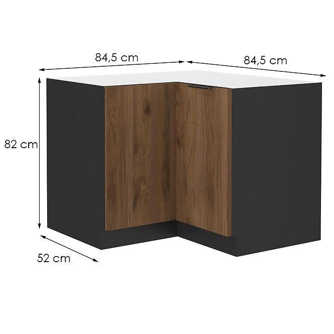Küchenschrank Monza nuss okapi 90x90 Dn 2f bb
