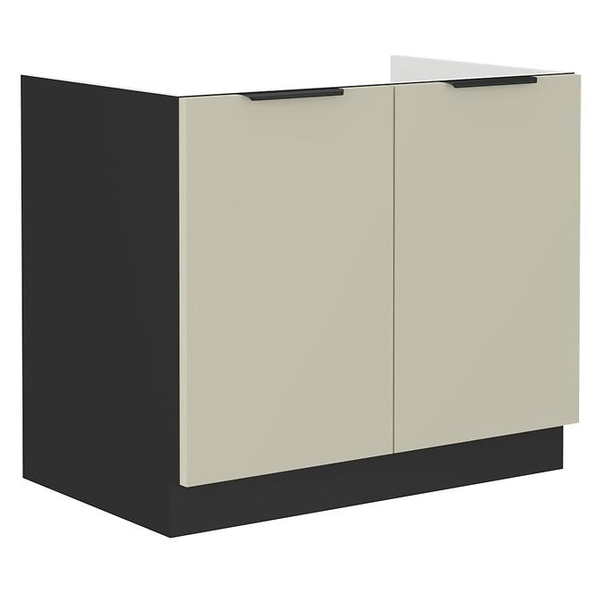 Küchenschrank Arona cashmere 80zl 2f bb