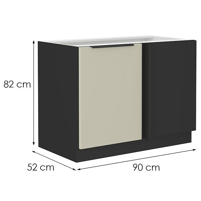 Küchenschrank Arona cashmere 105 Nd 1f bb,2