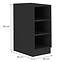 Küchenschrank Siena/Monza/Arona schwarze Matte 30d Otw bb,2