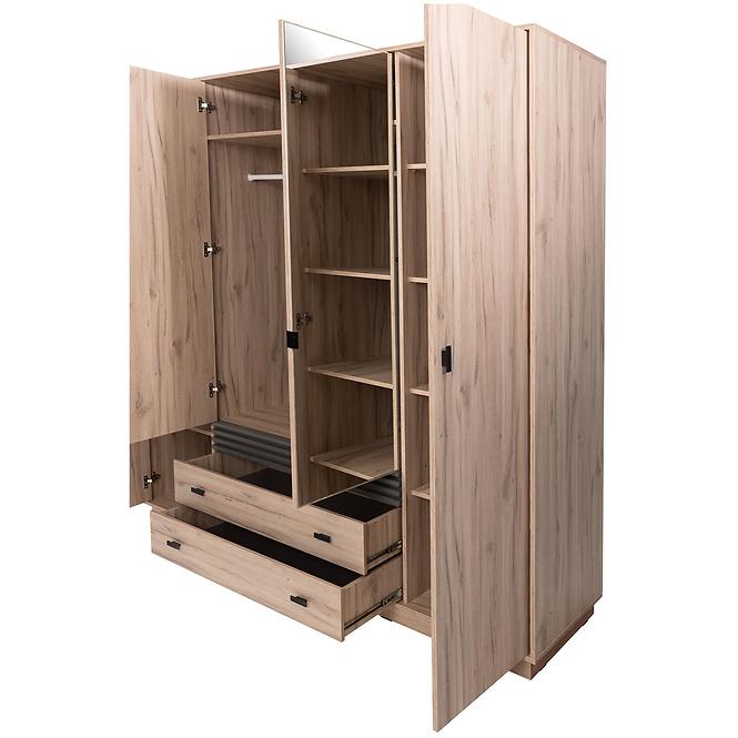 Schrank Allmo AL16 helle estana-Eiche/Anthrazit