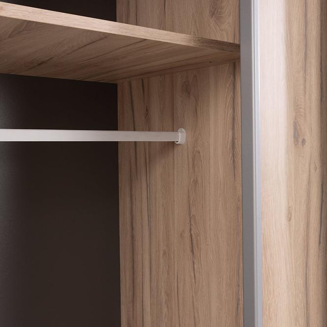 Schrank Allmo AL16 helle estana-Eiche/Anthrazit