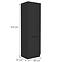 Küchenschrank Siena schwarze Matte 60dk-210 2f,2