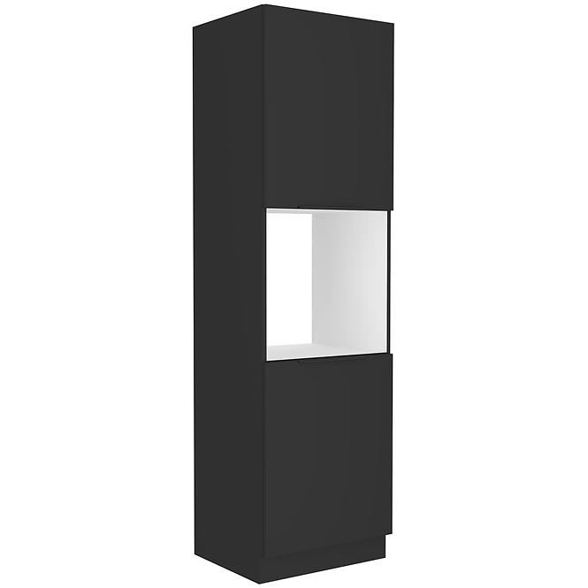 Küchenschrank Siena schwarze Matte 60dp-210 2f