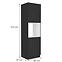 Küchenschrank Siena schwarze Matte 60dp-210 2f,2