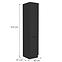 Küchenschrank Siena schwarze Matte 40dk-210 2f,2