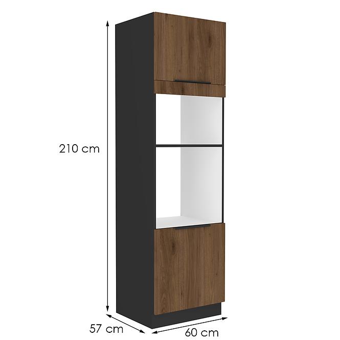 Küchenschrank Monza nuss okapi 60dpm-210 2f