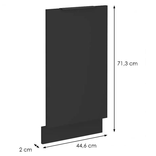Türen für Einbauspülmaschine Siena schwarze Matte Zm 713x446,2