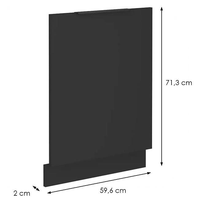 Türen für Einbauspülmaschine Siena schwarze Matte Zm 713x596,2