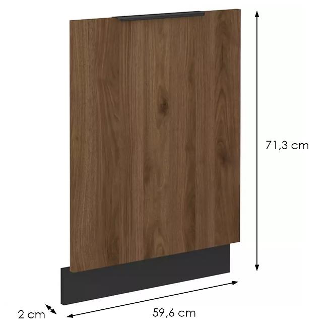Türen für Einbauspülmaschine Monza nuss okapi Zm 713x596,2