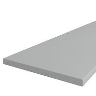 Arbeitsplatte 40 cm/38 mm inox grau F76112