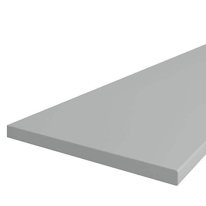Arbeitsplatte 60 cm/38 mm inox grau F76112