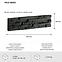 Betonstein Pico Nero Pack.=0,44 m2,6