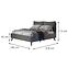 Bett Dantaria 140x200 Letto 99/Coco 98,2