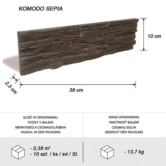 Betonstein Komodo Sepia Pack.=0,38 m2