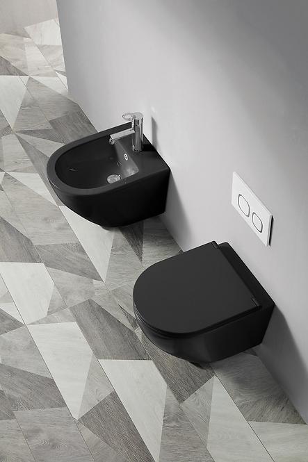 Bidet hängend Dotto Black/Robin Black