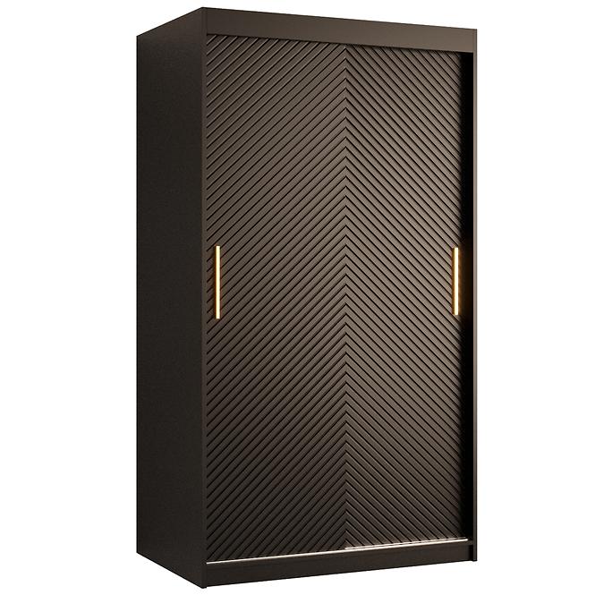 Schrank Rawang Slim Tanne 1 100 schwarz