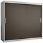 Schrank Rawang Slim Tanne 1 200 weiß/schwarz