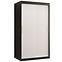 Schrank Rawang Slim Tanne 1 100 schwarz/weiß