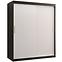 Schrank Rawang Slim Tanne 1 150 schwarz/weiß