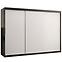 Schrank Rawang Slim Tanne 1 250 schwarz/weiß
