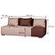 Sofa Leon 2 lux 12/02 br/be g1,2