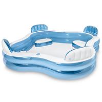 Aufblasbarer Pool mit Sitzen 2,29x2,29x0,66 m 56475NP