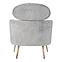 Sessel Glamour grau,5