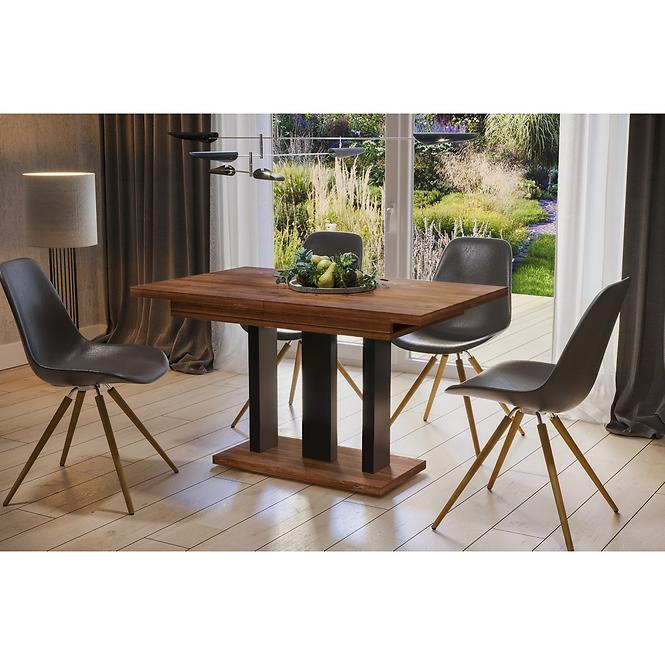 Tisch Appia 210 Matt Schwarzes Bein eiche stirling