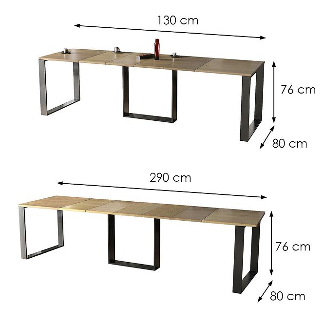 Tisch Borys 290 eiche natura