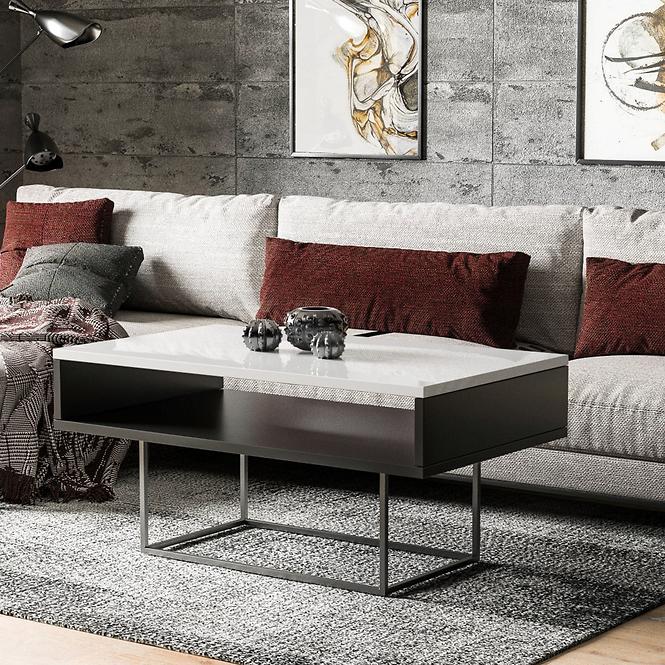 Couchtisch Enna 100 weiß glänzend