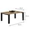 Couchtisch Garold 120 eiche złoty craft,2