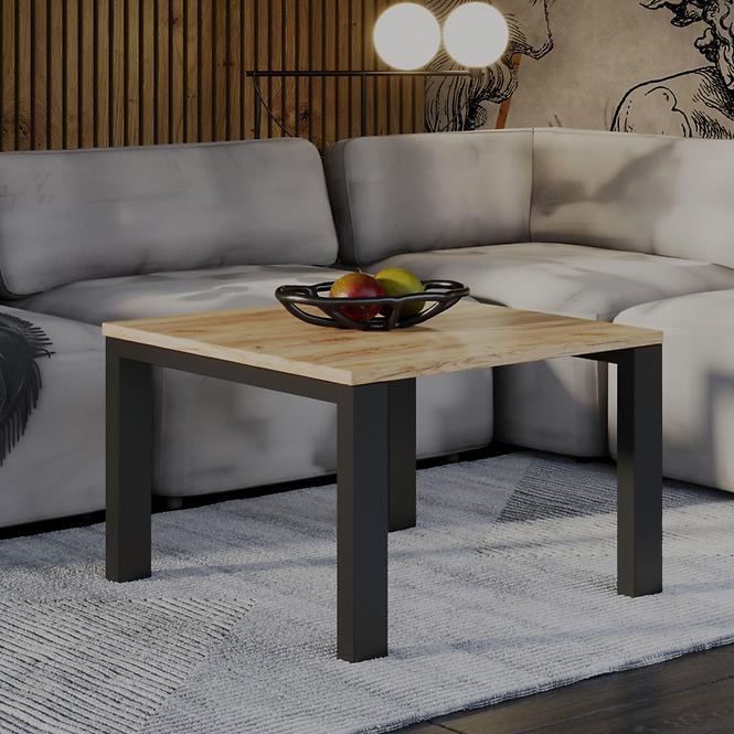 Couchtisch Garold 80 eiche złoty craft