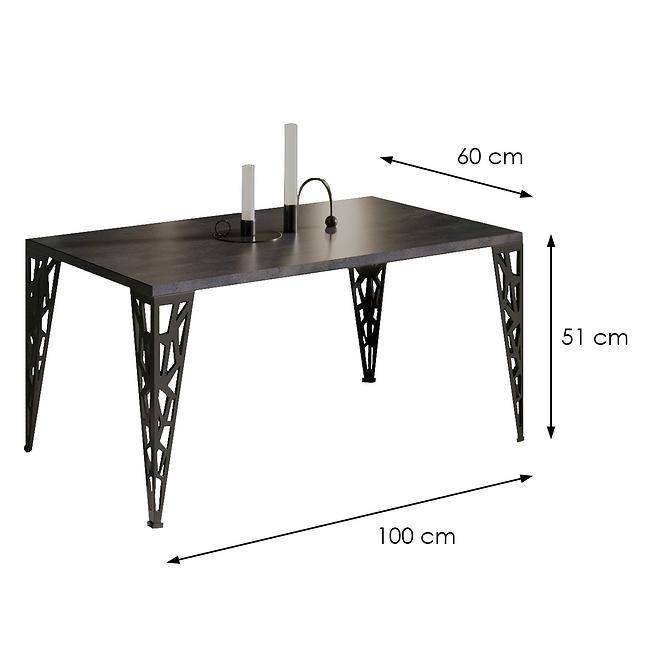 Couchtisch Monza 100 dunkler Beton