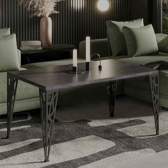 Couchtisch Monza 100 dunkler Beton