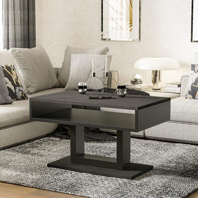 Couchtisch Tilo 100 dunkler Beton