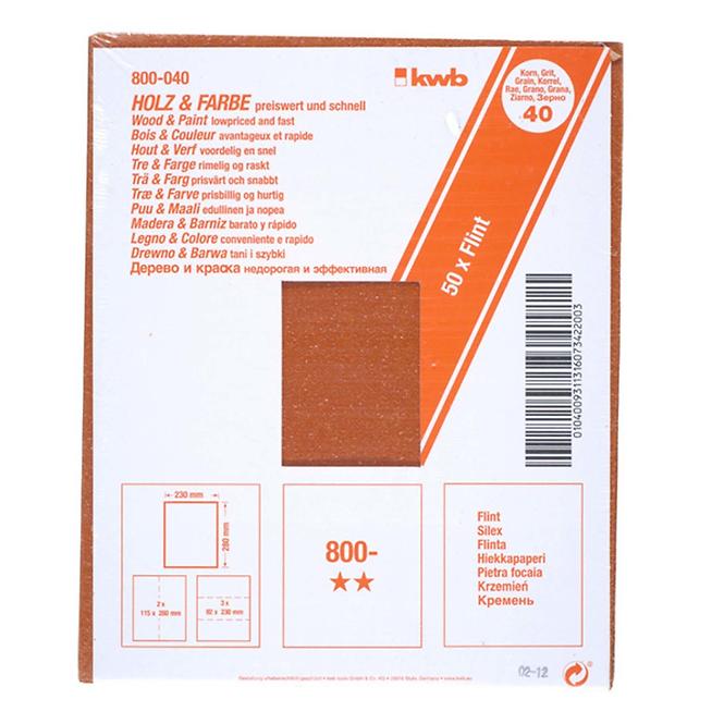 Sandpapier universal 230 x 280 mm G40