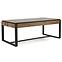 Couchtisch Ramona schwarz Marmor/nuss 121,4