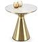 Couchtisch Tribeca weiß Marmor/gold 50,4