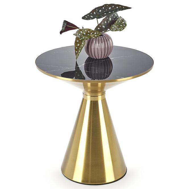Couchtisch Tribeca schwarz Marmor/gold 50
