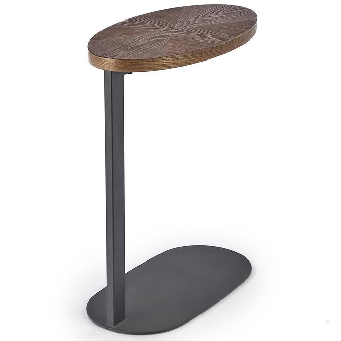Couchtisch Delphi nuss/schwarz 48