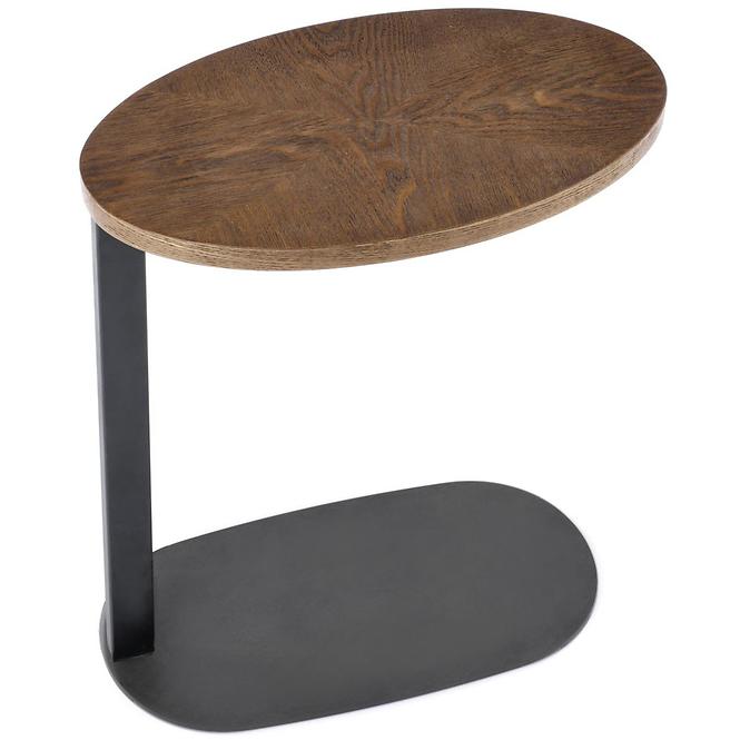 Couchtisch Delphi nuss/schwarz 48