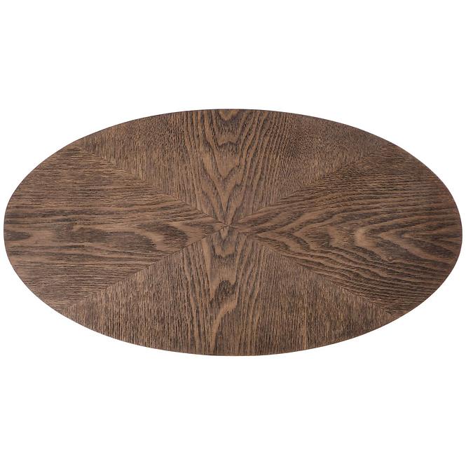 Couchtisch Delphi nuss/schwarz 48