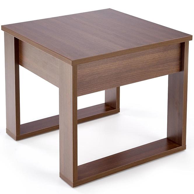Couchtisch Nea quadratisch mit Schubladen nuss 60
