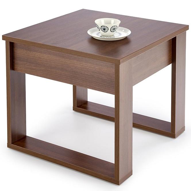 Couchtisch Nea quadratisch mit Schubladen nuss 60