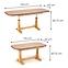 Klappbarer Couchtisch Tymon 2 eiche craft 125/163,3